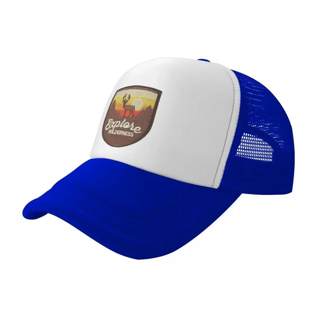 Vintage Retro Wildernis Wildlife Zwembadfeest Mesh Baseballpetten Dames Unisex Gepersonaliseerd FeUnisex Strand Zonbescherming Hoed Trucker Pet