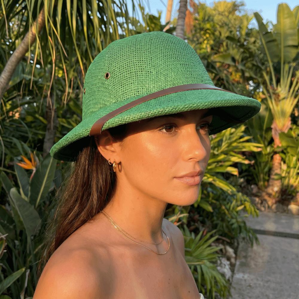 Big Size Hard Straw Hat Straw Material Jazz Bucket Hat New Fedora Sun Hat  Garden