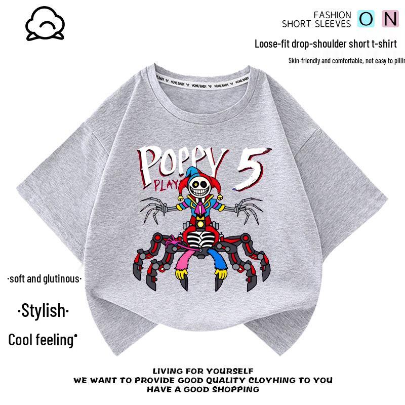 Poppy Playtime Prototyp Short Sleeve Children's Summer T-Shirt