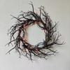 Realistic Halloween Black Branch Garland Artificial Twisted Twigs Halloween Spooky Wreath  Wall