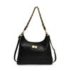 New crescent moon bag women's retro chain diamond underarm bag suede shoulder messenger bag