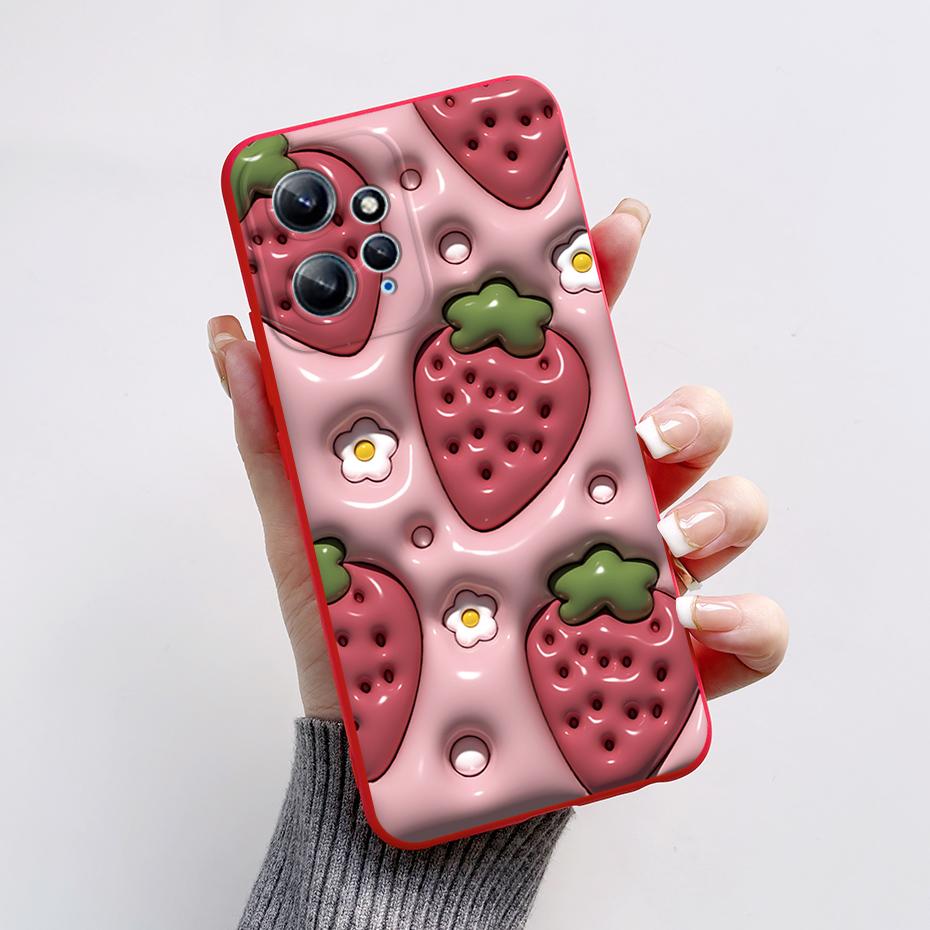 Case For Xiaomi Redmi Note 12 12S 4G 5G Patterned Full Protection Soft Silicone Stylish Cartoon Cover For Redmi Note 12 S Funda