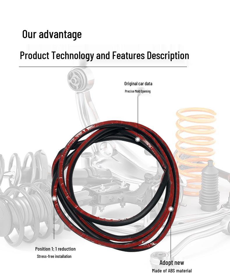 BMW 3 Series G28 (2018-2025) Waterproof Door Seal Strip 320/330/325 