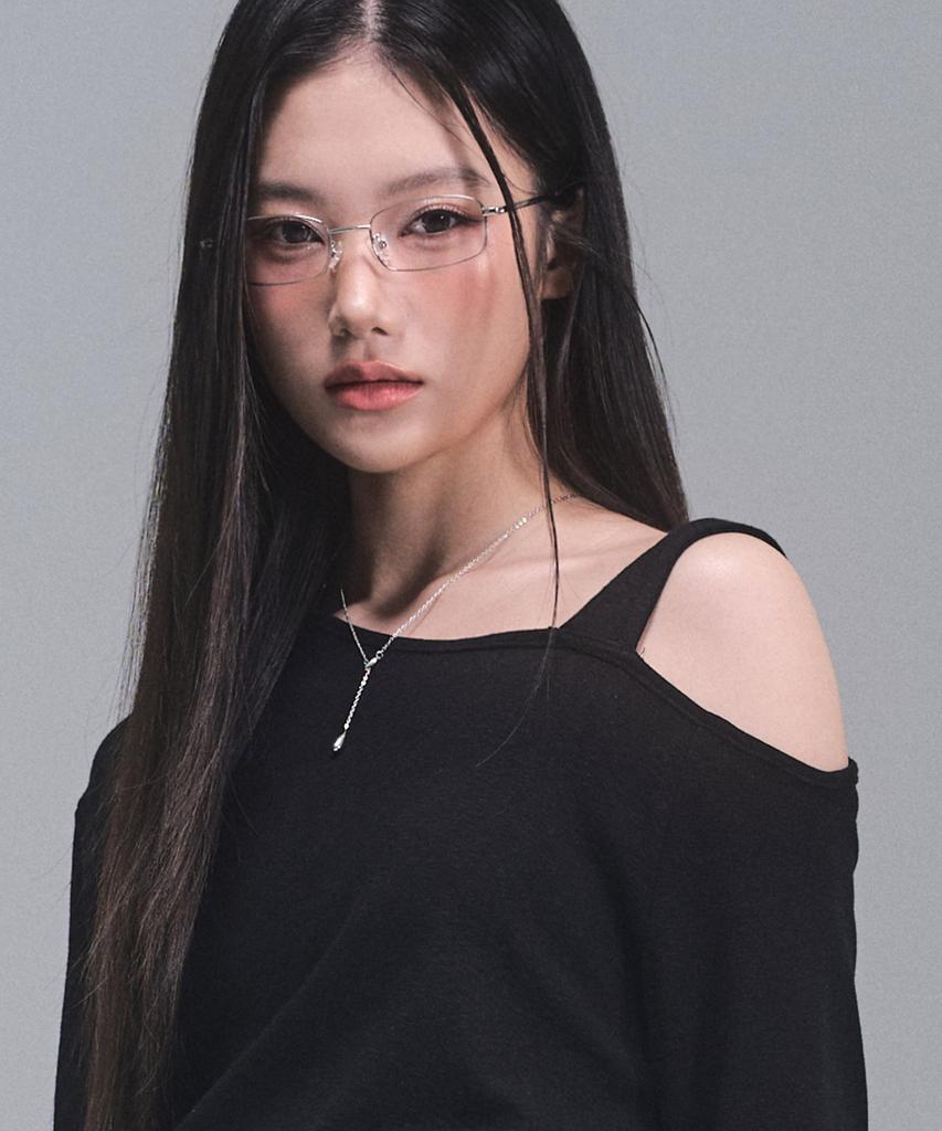 Zeroplanet Tears Drop Necklace [Silver]