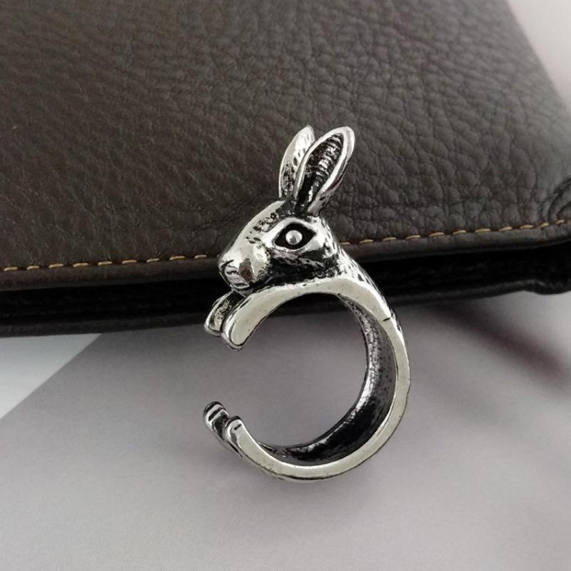 Creative Couple Jewelry Animal and Rabbit Female Ring