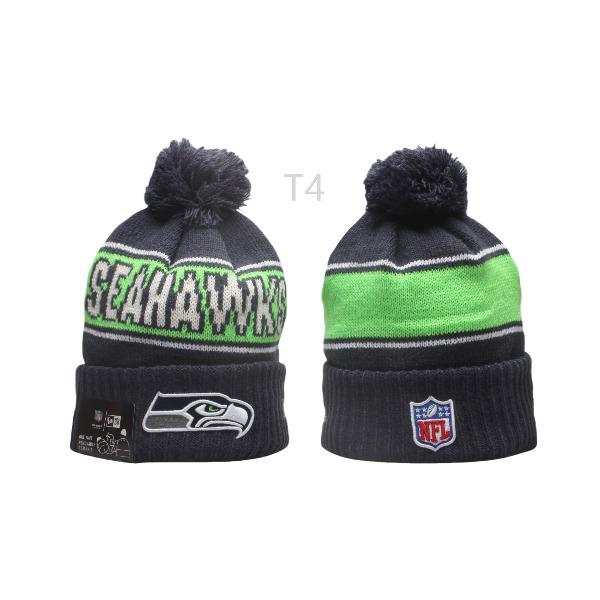 New Rugby Team Hat Autumn And Winter Men'S And Women'S Warm Wool Hat Knitted Embroidery Hat With Ball Knitted Alphabet Hat
