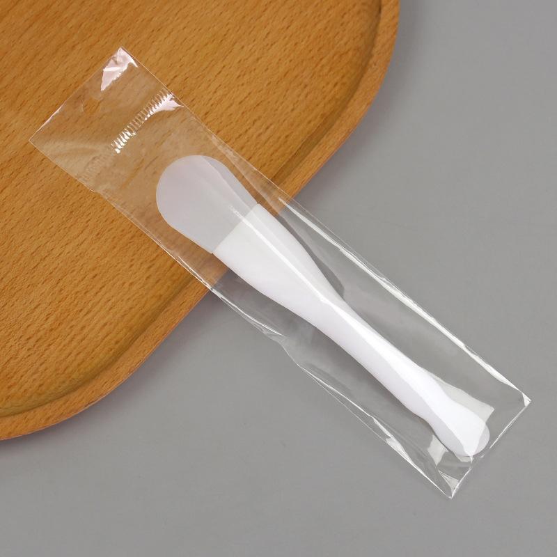 Dual Ended Silicone Mask Brush Spatula Face Cleaning Scraper Reusable Face Mud Applicator Beauty Tools For Women Daily Use 1PCS белый