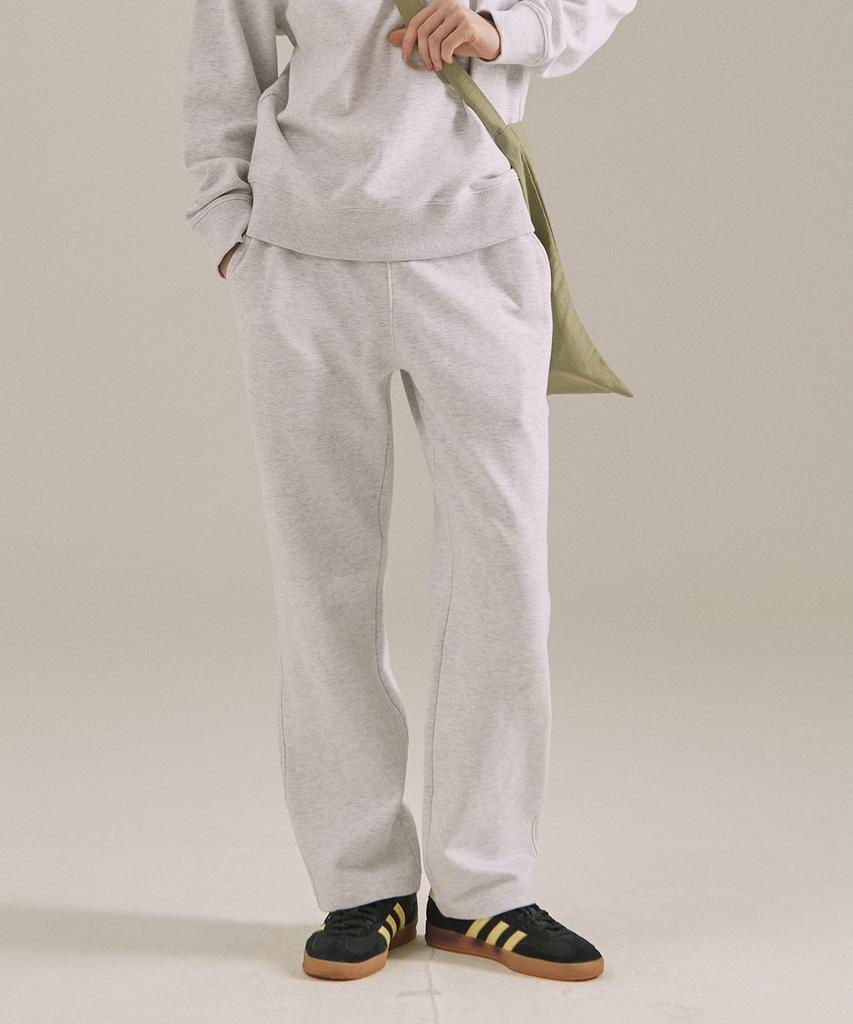 BASIC HOUSE Uni Basic Straight Pants Light Grey Lypt0101