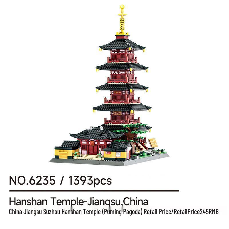 Suzhou Hanshan Temple Building Blocks: Challenging Educational Toy and Souvenir