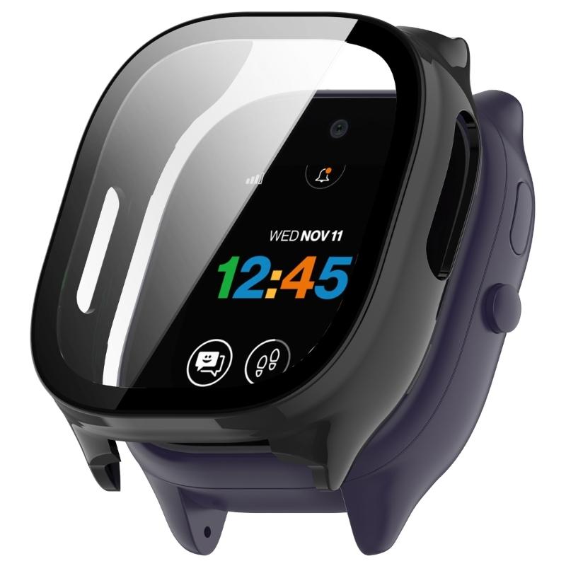 Screen Protector Film Watch Shell with Tempered Glass Film for Watch 3 Scratchproof Case Protective Case Cover