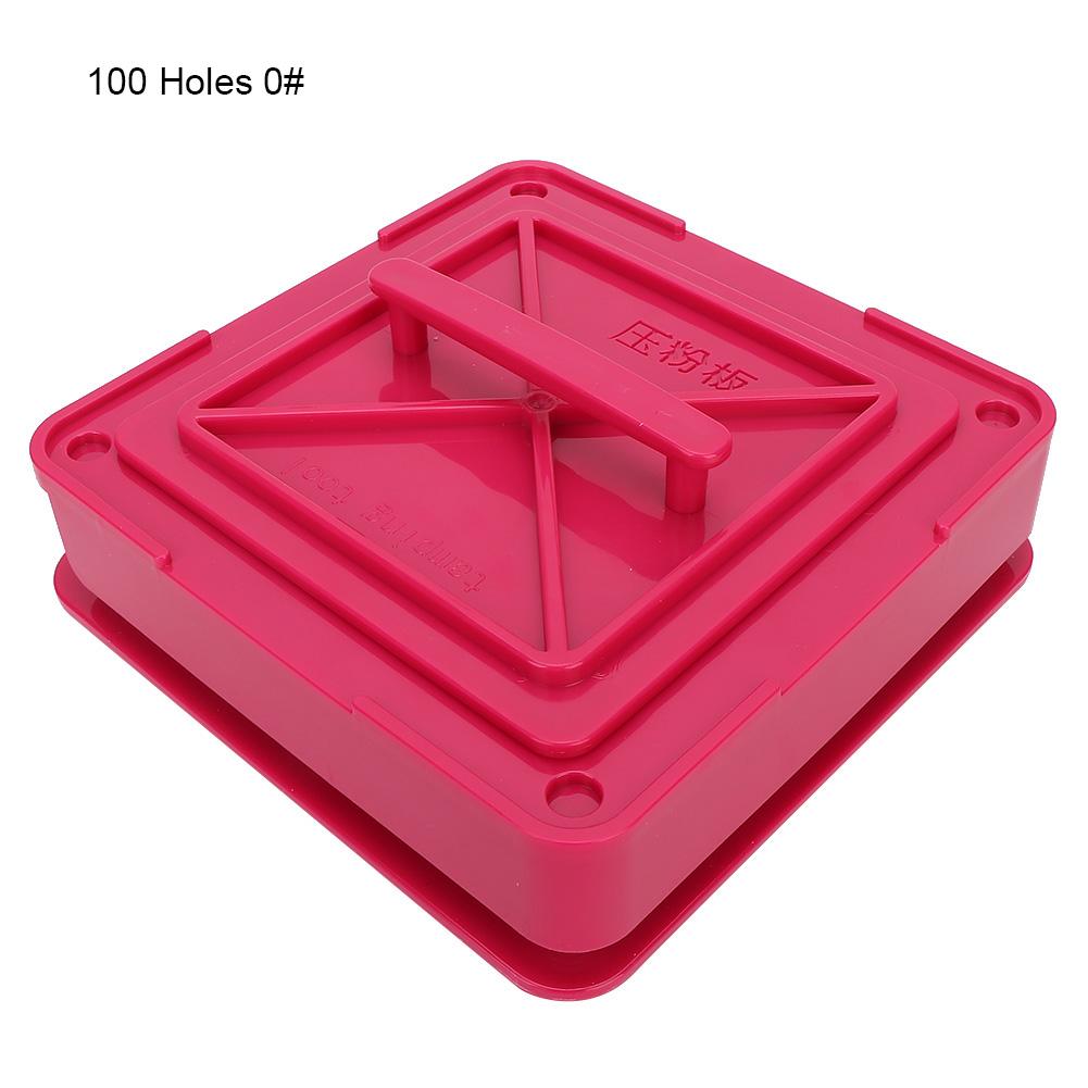 100 Holes Capsule Filler Plate Manual Capsule Powder Filling Machine Board Tool for Size 0#