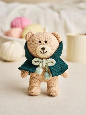 STARBUCKS Winter Knit Bearista Keychain