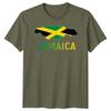 Jamaica Flag Map Countries Unisexs TShirt Unisexs Tee Travel Souvenir Graphic