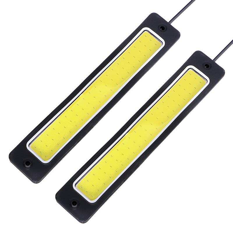Flexible Daytime Running light Bendable Reversing Lamp Super Bright Day Time Lights 2pcs Fog Lamp Car-styling COB LED Car DRL