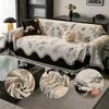 Chenille Vintage Flower Thicken Sofa Cover Sofa Blanket Simple Cushion Ins Wind Sand Hair Towel Fashion Lunch Blanket Sofa Towel