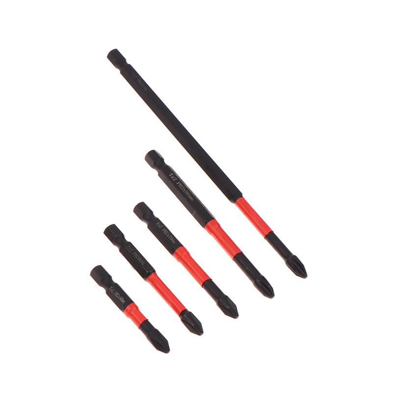 2Pcs Ph2 Impact Type Bit High Speed Steel Wear Resistance Separate Sell Separately Carpentry Power Tool Part