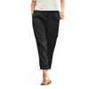 IHUASU Women's Fashion Casual Solid Color Print Pants & Capris