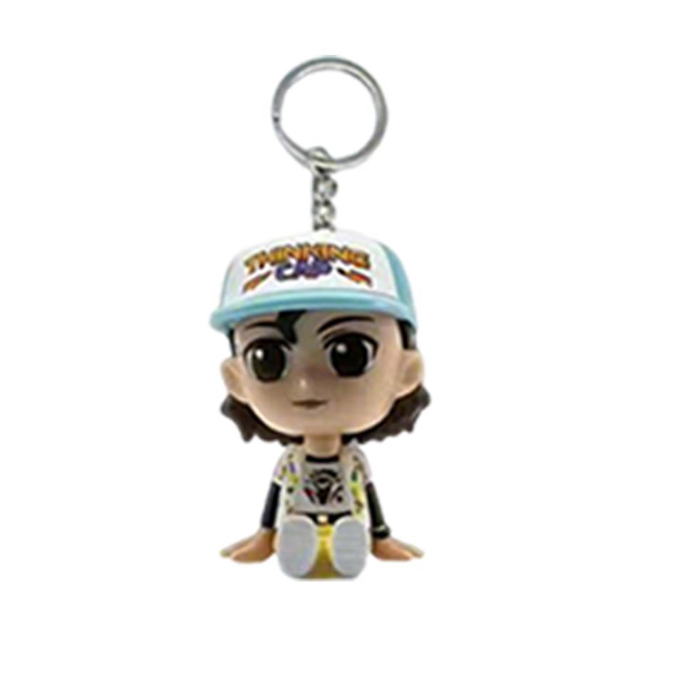 New 8 styles Stranger Keychain Eleven Dustin Barb steve Demogorgon Action  Figures Toys THINGS with box