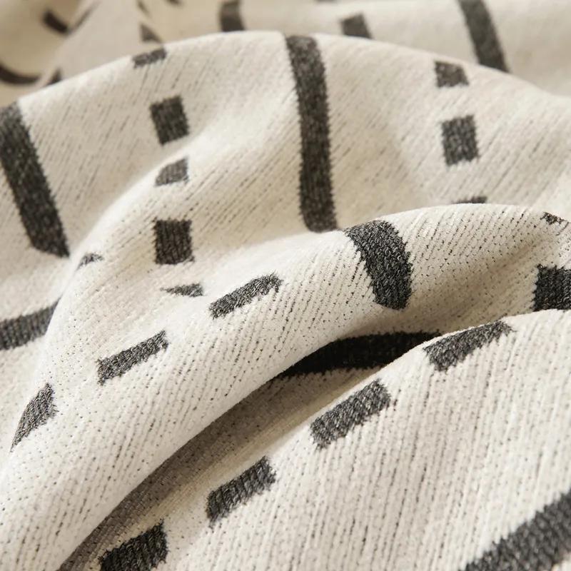 Sofa Cover Cloth Chenille Cover Breathable Comfortable Backrest Cover Cloth Classic Fashionable Multifunctional Non Slip Blanket
