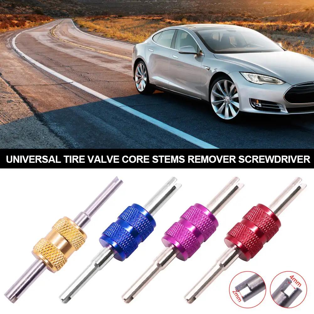 Universal Reifen Ventil Core Vorbauten Entferner Schraubendreher Auto Lkw Fahrrad Rad Reparatur Werkzeug Dual Verwenden Auto Zubehör Reifen Entferner