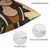 Darias Cartoon Pillowcase Polyester Cushion Cover Gift Funny Meme Throw Pillow Case Cover Home Square 18'