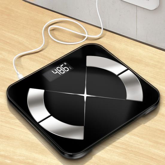 Digitální váha do koupelny s mobilní aplikací Sync Elektronická váha Tělo Vysoce přesná váha tuku s