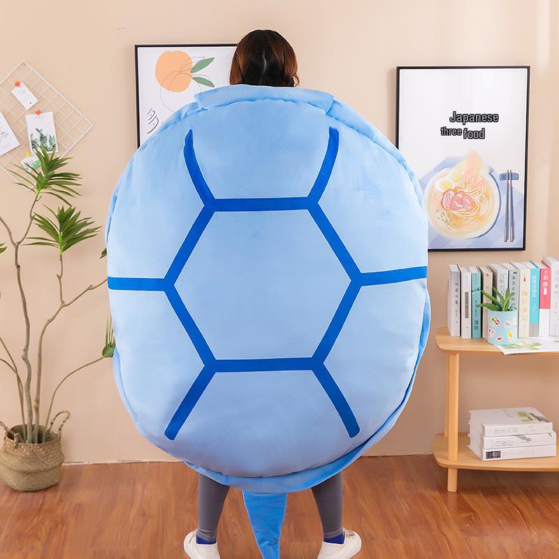Wearable Turtle Shell Pillow: Doll, Sleeping Bag, Cushion, Birthday Gift