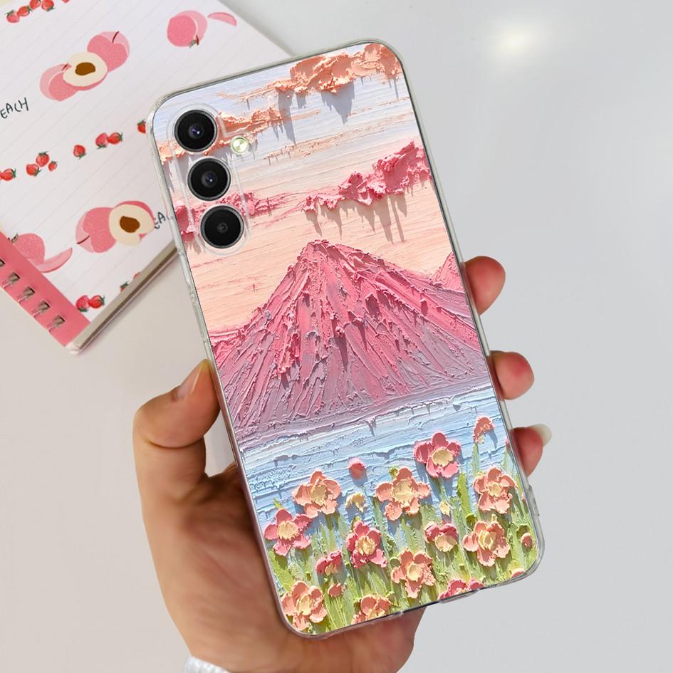 For Samsung Galaxy A24 4G Case SM-A245F A 24 Back Cover Popular Marble Butterfly Soft Silicon Phone Case For Samsung A24 4G Capa