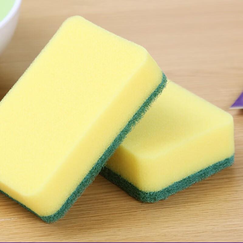 MIAOJIE Sponge Scouring Pads, 3-Pack