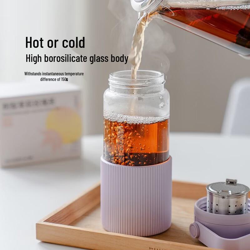 Beiding Tea Infuser Glass Travel Mug