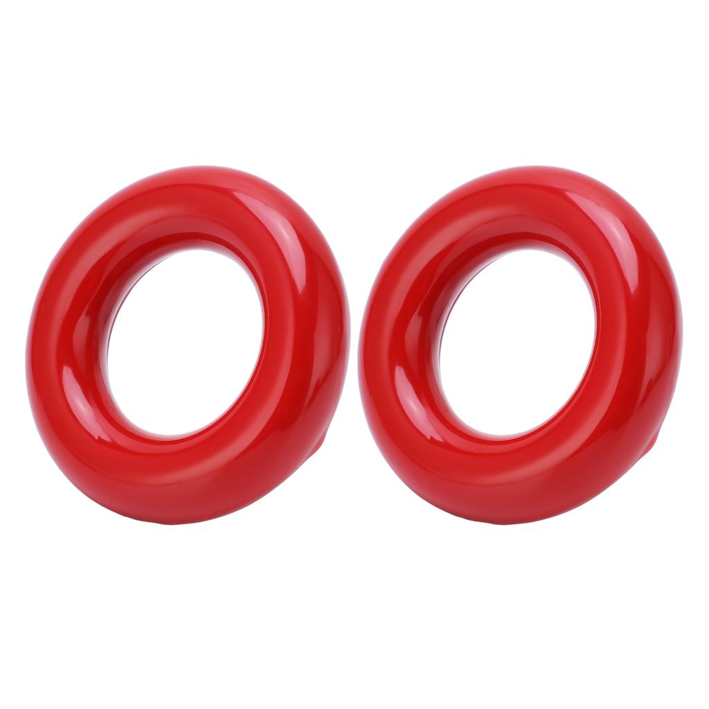 2pcs Golf Weighting Ring Round Glossy Trainning Club Swing Weight Donut for Warm Up Red