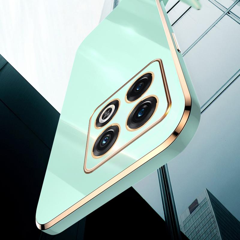 XINLI for OnePlus 10T 5G/Ace Pro 5G Anti-scratch TPU Phone Case,Electroplating Full Camera Lens Protection Cover