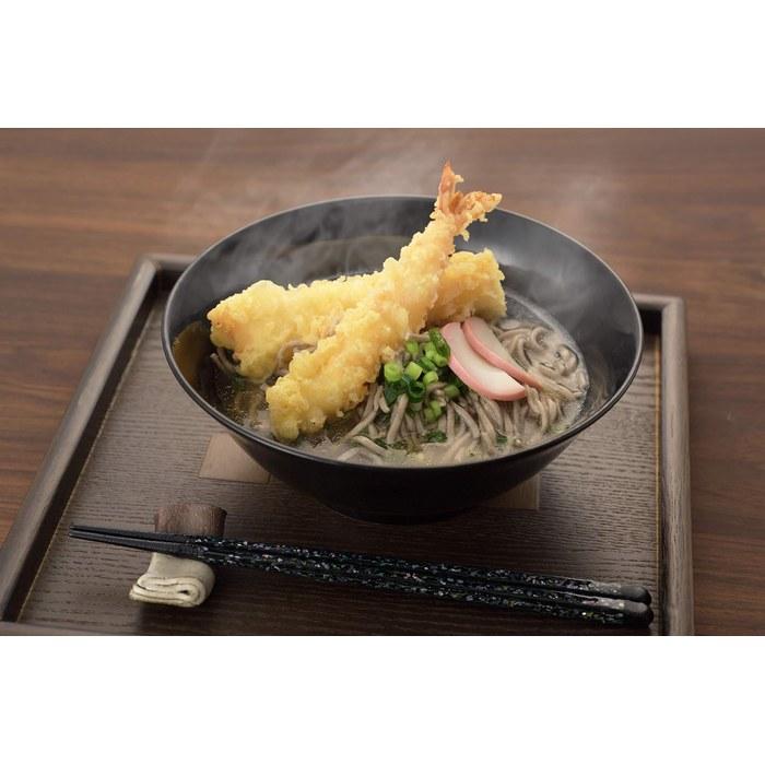 Yamago Pottery Mino-yaki Takumi Kuroyu Ramen Bowl 3-Piece Set Black Approx. 7.6" X 2.9
