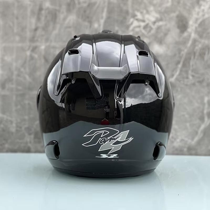 Ram5 Bright Black Half Helmet Men and Women Motorcycle Off-Road Summer Helmet Downhill Racing Mountain Cross Casco Capacete