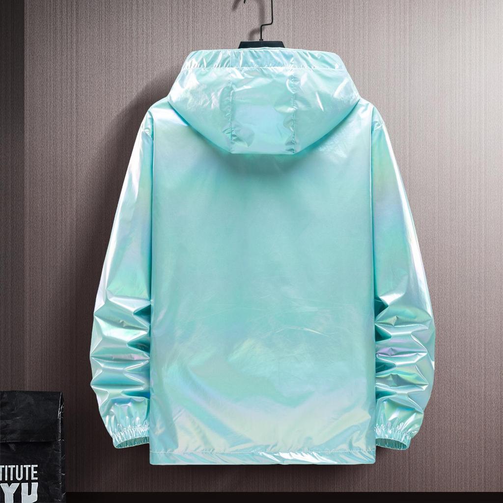 Καλοκαιρινά αντηλιακά ρούχα Με κουκούλα Μόδα Λεπτά Μπουφάν Αντιηλιακής Προστασίας Ζευγάρι Καλοκαιρινό ανδρικό παλτό