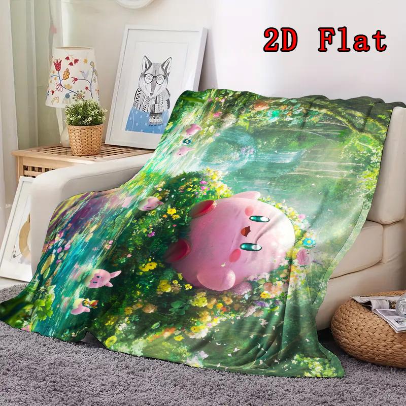 Cartoon character graphic 2D Flat Pattern Flannel Blanket High quality All Seasons Warmth and Comfort Perfect for Christmas Gifts.PMT0914392