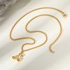 Accessories, Stainless Steel Grinding Cherry Niche Design Necklace Nc-1968