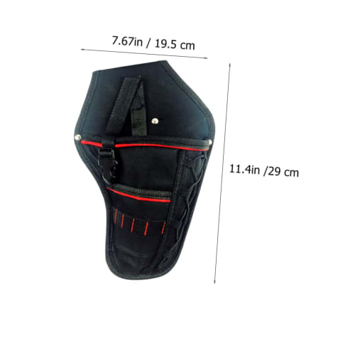 Healeved Electric Wrench Tool Kit, Electric Wrench Pouch, Electrician Tool Bag, Work Organization Bag for Construction Workers and Contractors (1 Piec