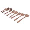 8Pcs Kitchen Tools Set Wooden Spatula Shovel Spoons Mixing Stirring Serving Utensils