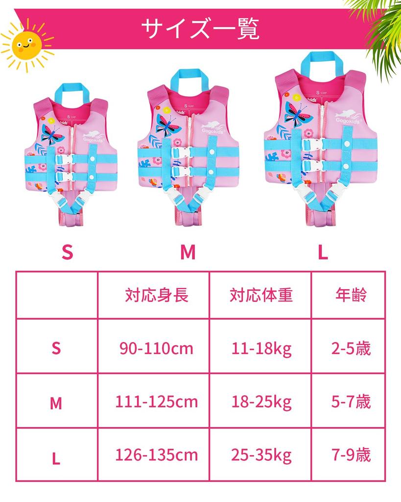 Gogokids Kinder Schwimmweste Rettungsweste mit Schrittgurt, Hoher Auftrieb, Auftriebshilfe zum Angeln, Flussspielen, Wasserspielen und Meeresspielen