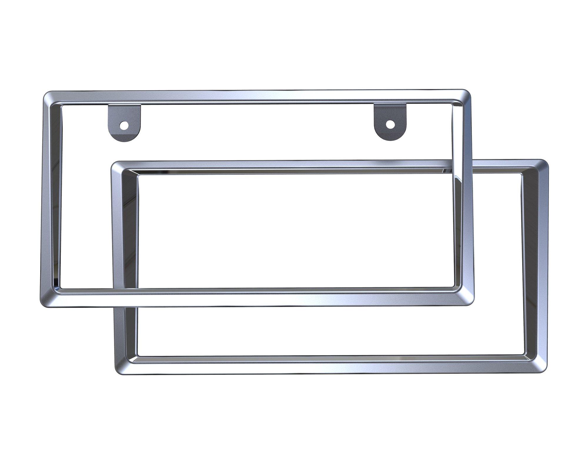 

Seiko Sangyo EXEA Хромированный набор рамок для номеров с акцентом, Плакированный, EX-200