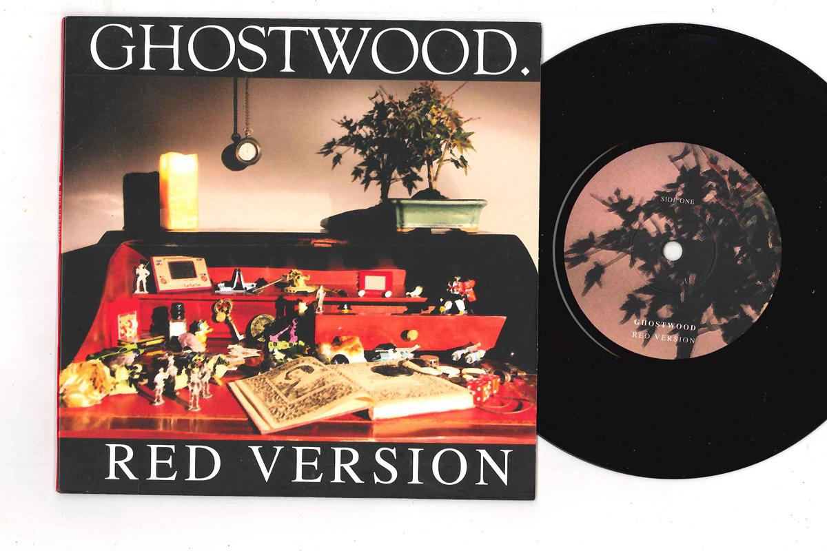 

7inch Record GHOSTWOOD - Red Version CC007 CHESS CLUB 2008 UK Rock Used