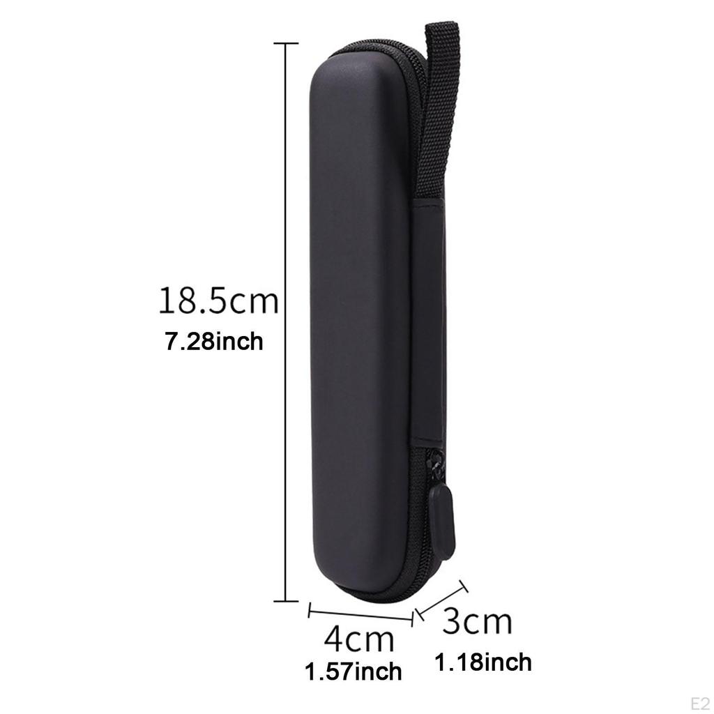 Harmonica Storage Bag Musical Instrument Accessories Shockproof Zipper Closure Pouch for