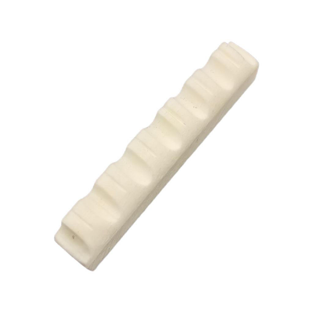 Acoustic Guitar Pre Slotted Bone Nut Replacement 6 String Guitar Top Nut Up Saddle Music Instrument Parts Easy Install