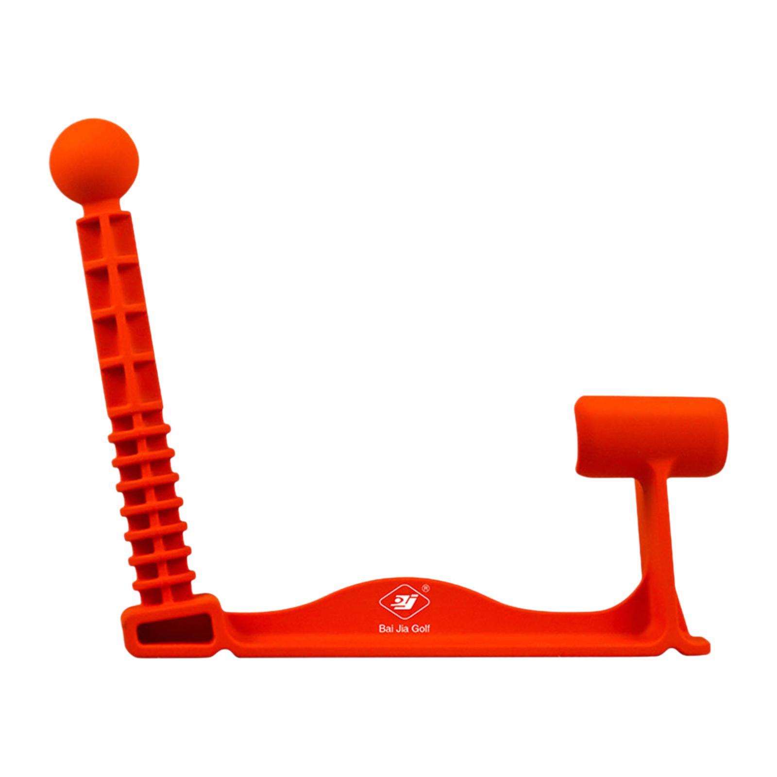 

144° Golf Swing Trainer Golf Swing Training Aid Posture, Correction Swing Practice Tool, Equipment for Professional Men Women помаранчевий