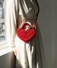 Mystikotita More Heart Flat Mini Crossbody Bag - Red