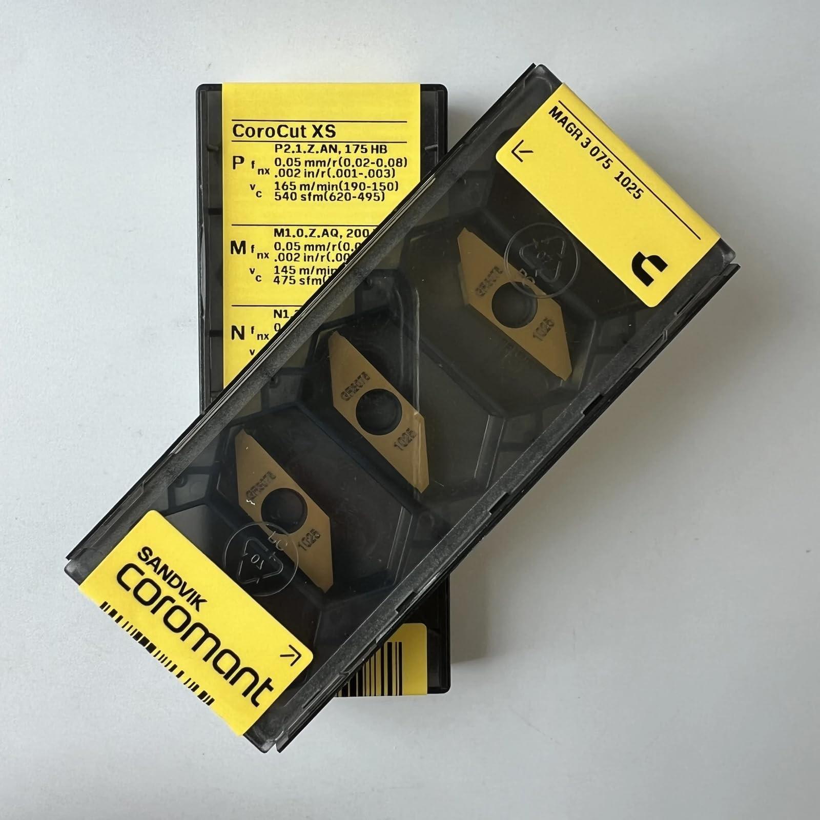 

Original Sandvik / MAGR3075 1025 /CNC CARBIDE tool blade 10 Pcs