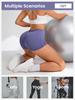 Women's High-Waist Seamless Yoga Shorts: Quick-Dry, Moisture-Wicking, Elastic Fitness & Running Shorts