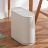 Pattumiera Slim in Stile Giapponese con Coperchio a Pressione