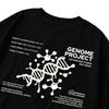 Seupeullaesikodeu Short Sleeve T-Shirt Black - Genome Project